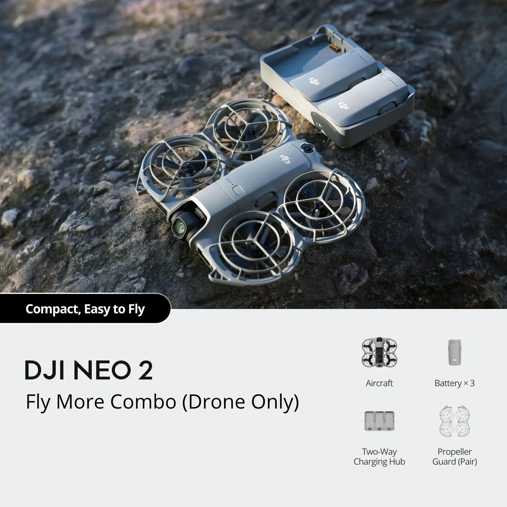 DJI Neo 2 Fly More Combo (NO RC)
