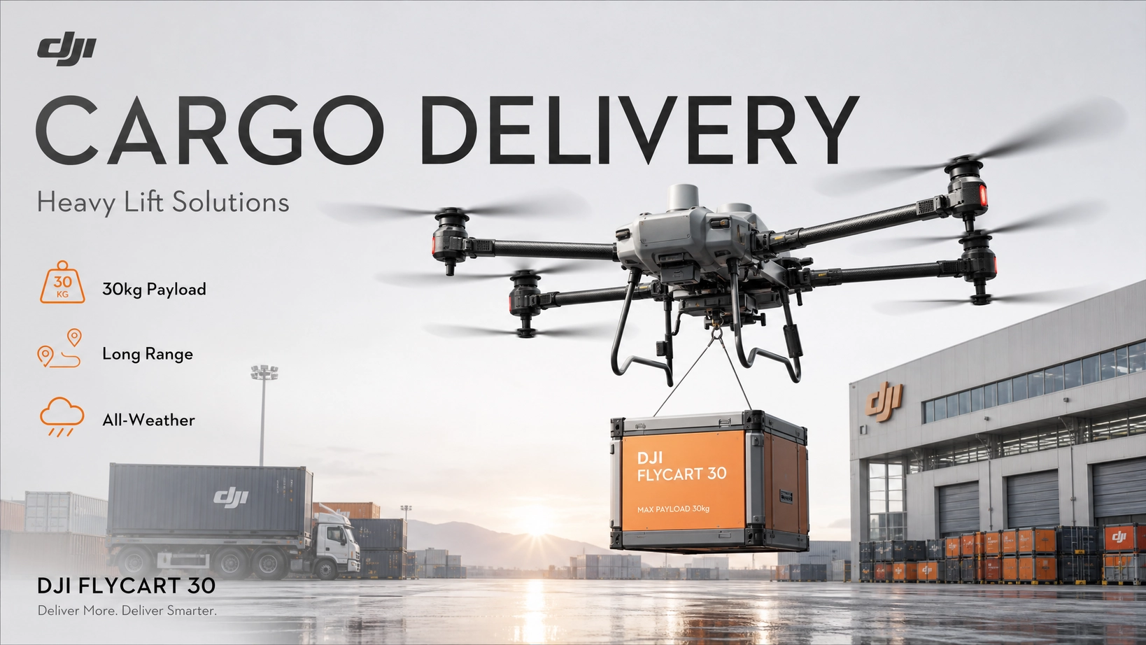 DJI FlyCart delivery drone